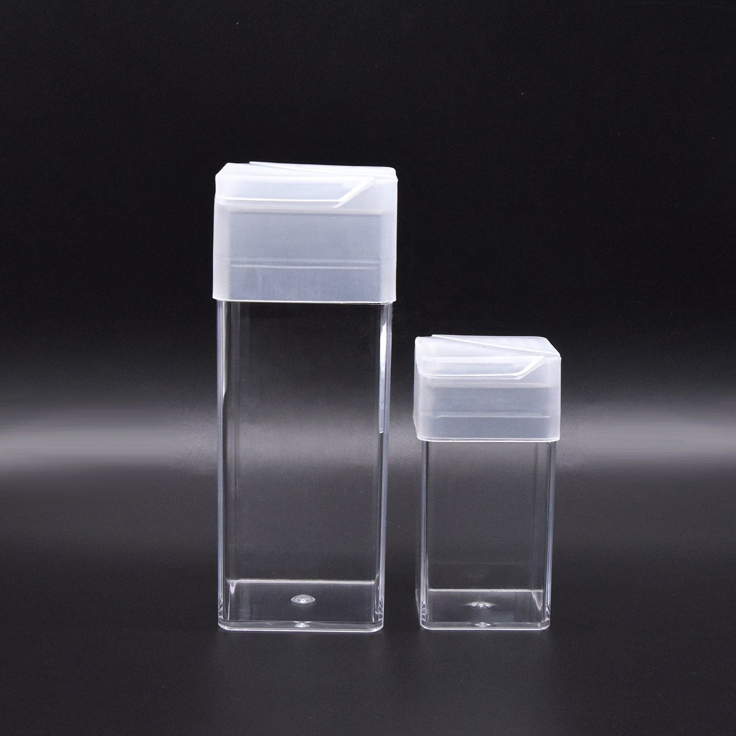 1.5oz and 4.5oz square Shaker Jar Bottles