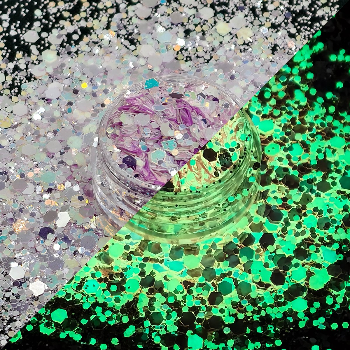 Opal GLow Chunky Glitter