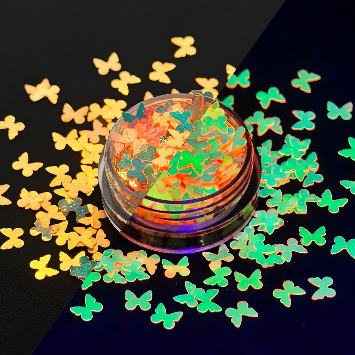 Butterfly Shape Glow Glitter - Image 3