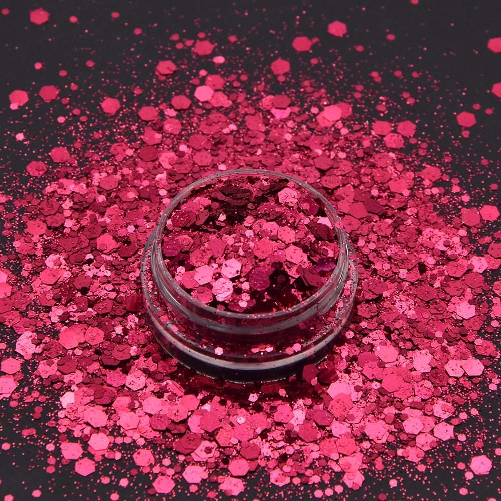 Hex Chunky Glitter