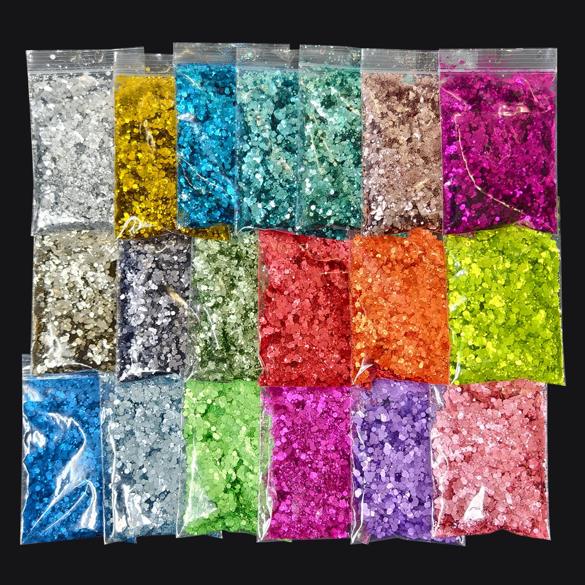 Metallic Matte Fluorescent Glitter